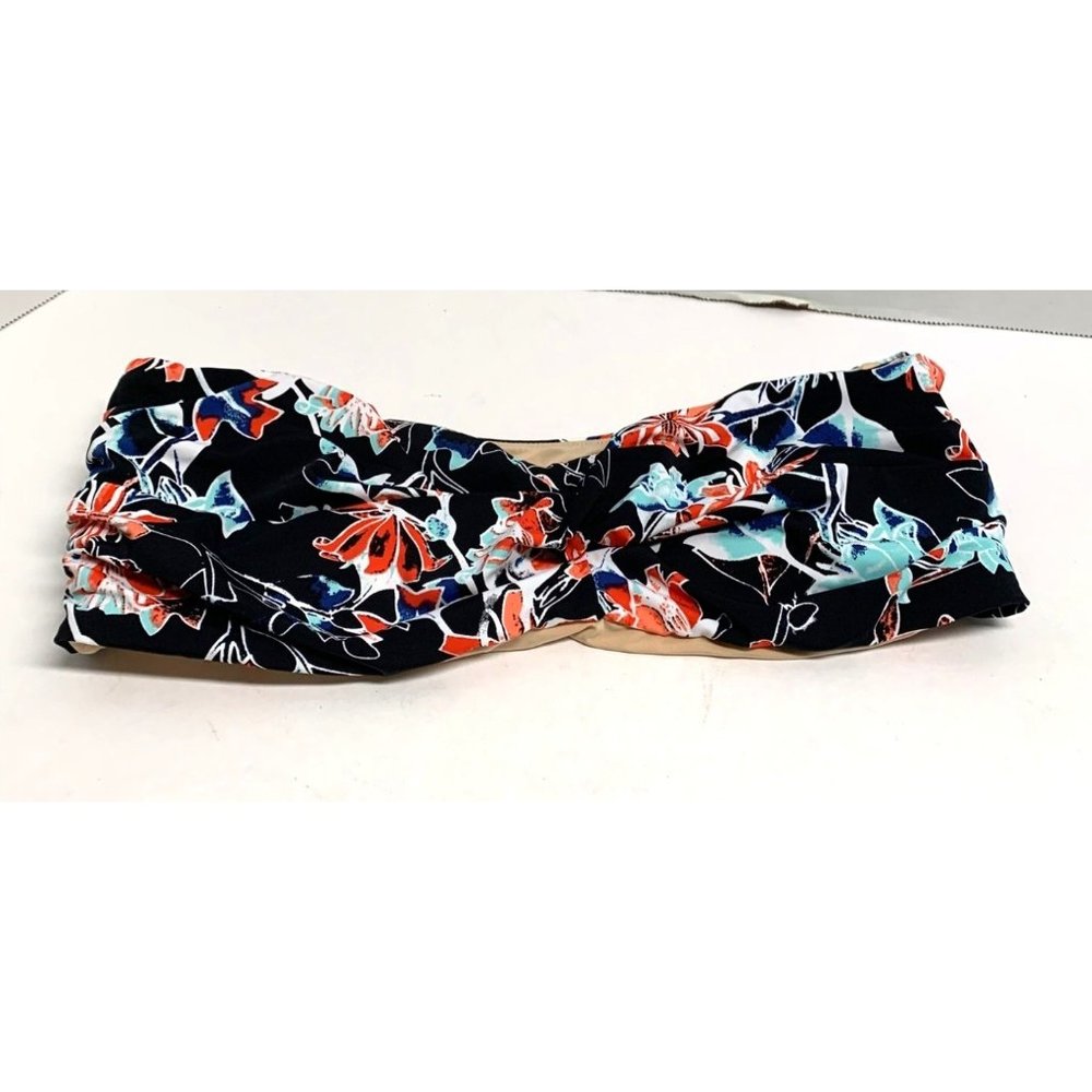 Tart Swim Womens Size m Black Floral Swim Halter Top